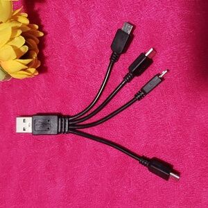 4-prong Micro USB-b to USB